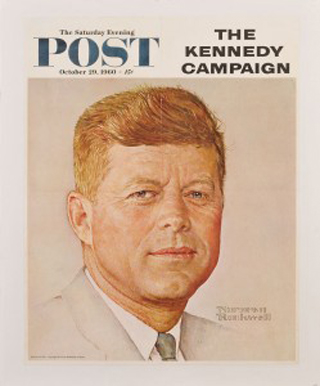 John F Kennedy Saturday Evening Post Cover 1960