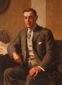 Stephen Seymour Thomas Portrait of Woodrow Wilson