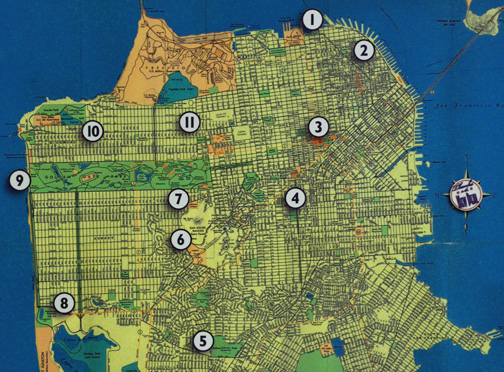 SF WPA Mural Map