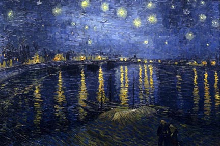 Vincent Van Gogh Starry Night Above the Rhone