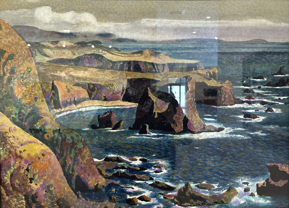 Millard Sheets, 1907-1989, Mendocino Coastline, 1978