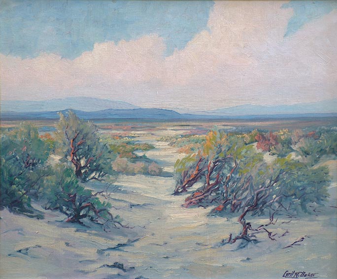Cyril Baker California Desert Painter