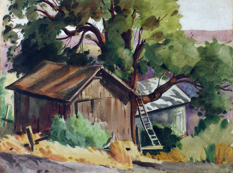 Ralph Baker Shed Ladder and Tree