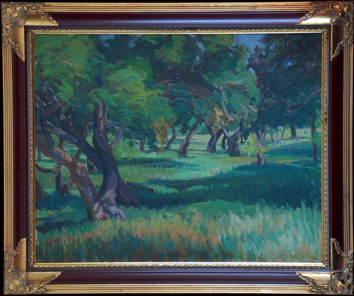 Ruth Manerva Bennett Lush Wooded Green Landscape