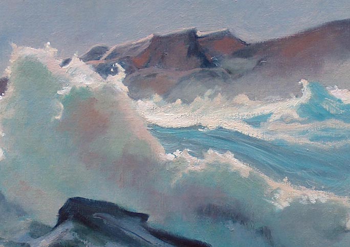 George Bickerstaff "Sea Spray" Closeup