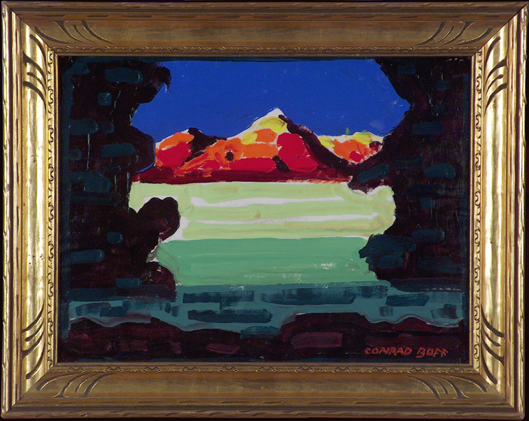 Conrad Buff From a Cave with Frame