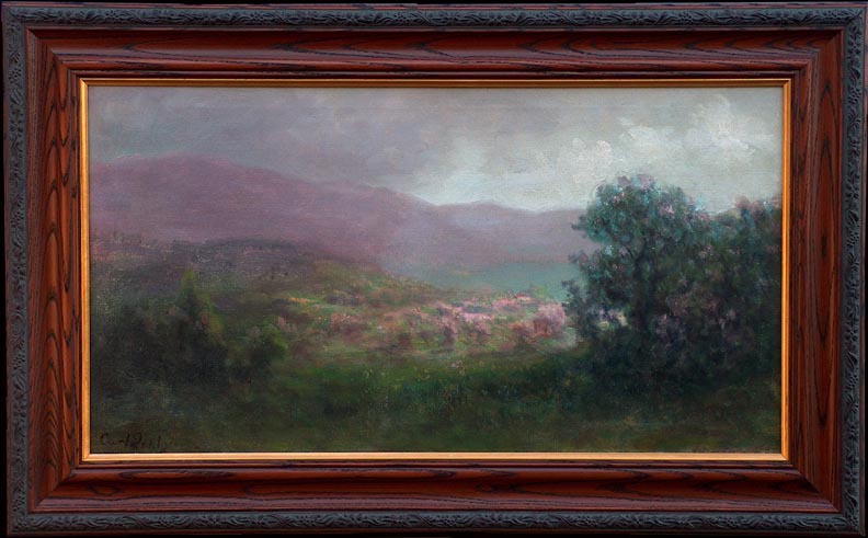 Carl Dahlgren California Vista with frame