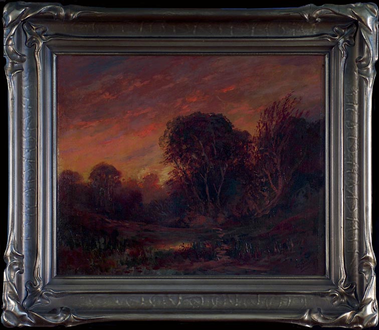 Sydney Tilden Daken Sunrise Sonoma County with Frame
