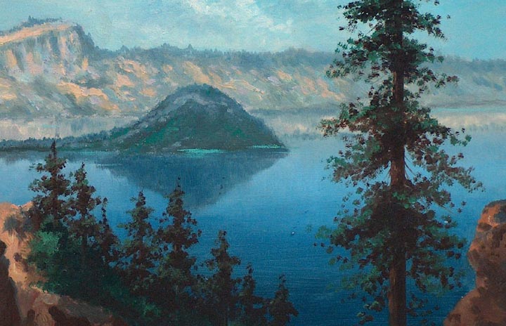 Richard DeTreville Crater Lake Oregon closeup
