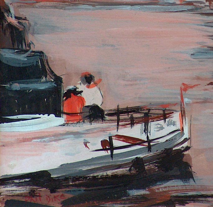 Phil Dike After Sailing Balboa Harbour Closeup