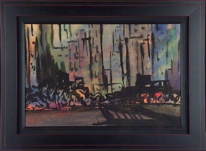 Phil Dike Urban Shore Framed