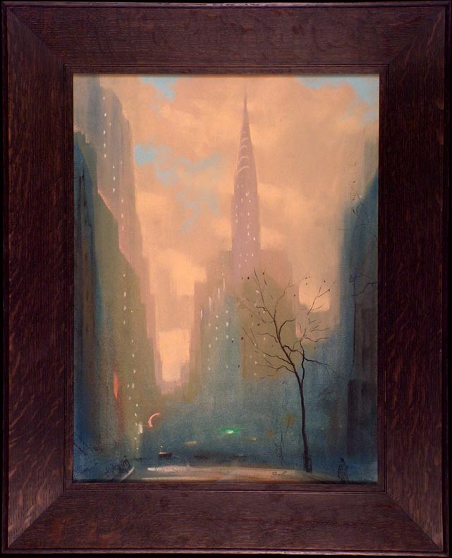 Leon Dolice Chrysler Building with Frame