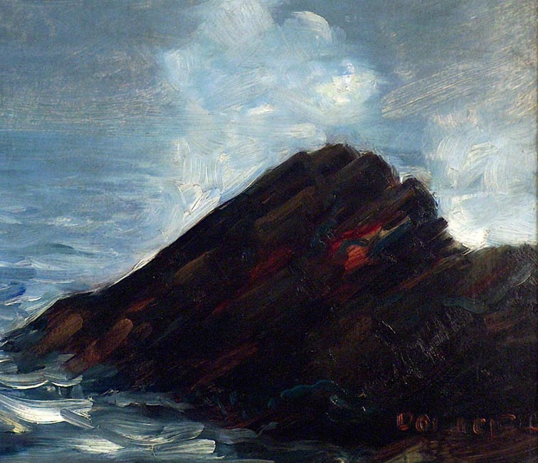 Leon Dolice Crashing Ocean Closeup