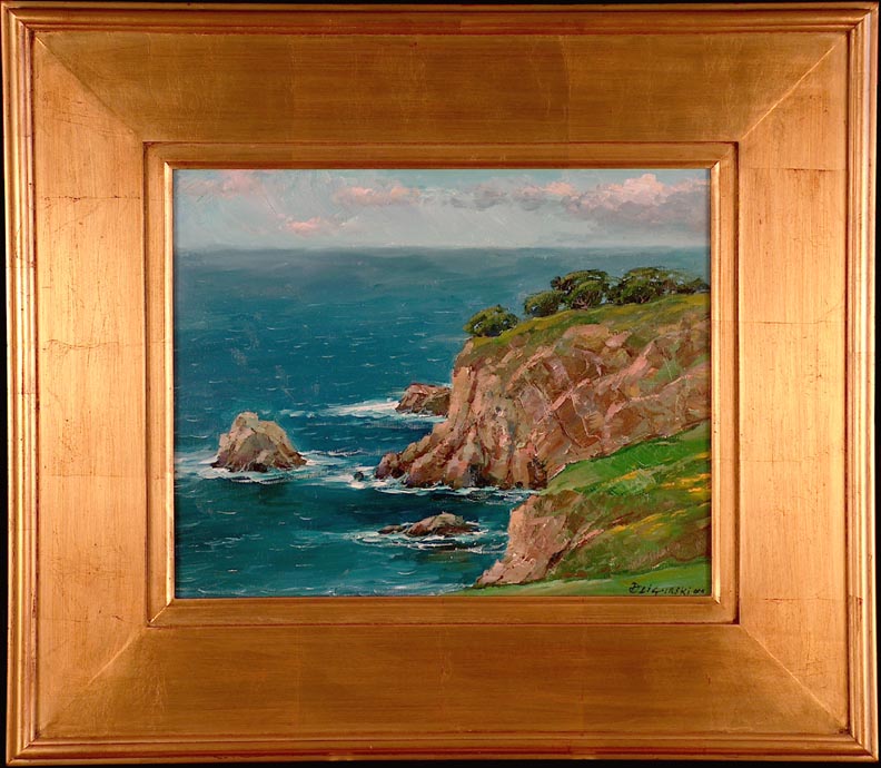Alex Dzigurski II Fort Ross Coastline with Frame