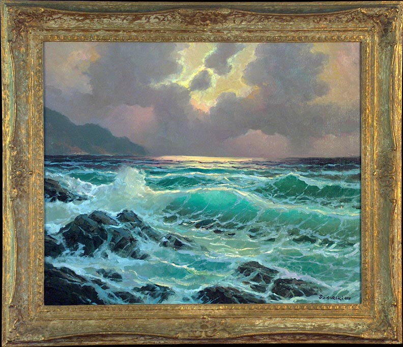 Alex Dzigurski II Mendocino Breakers with Frame