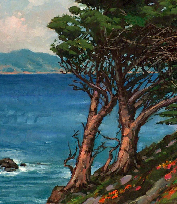 Alex Dzigurski Point Lobos Cypress Closeup