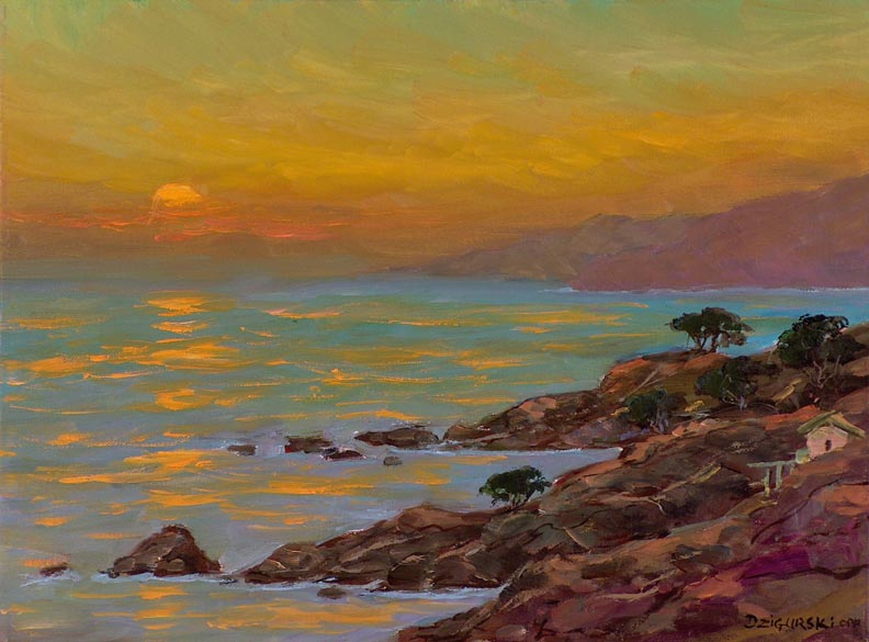 Alex Dzigurski II Sonoma Coast Sunset