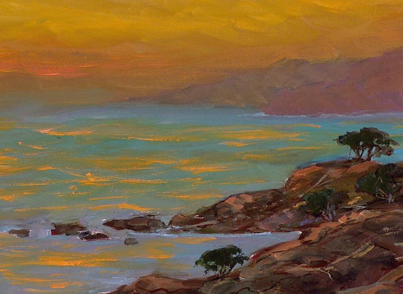 Alex Dzigurski II Sonoma Coast Sunset Closeup