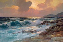 Alexander Dzigurski Fiery Sunset Thumbnail