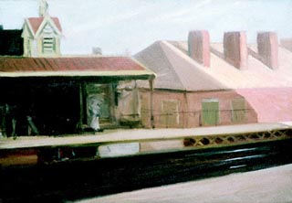 Edward Hopper the El Station