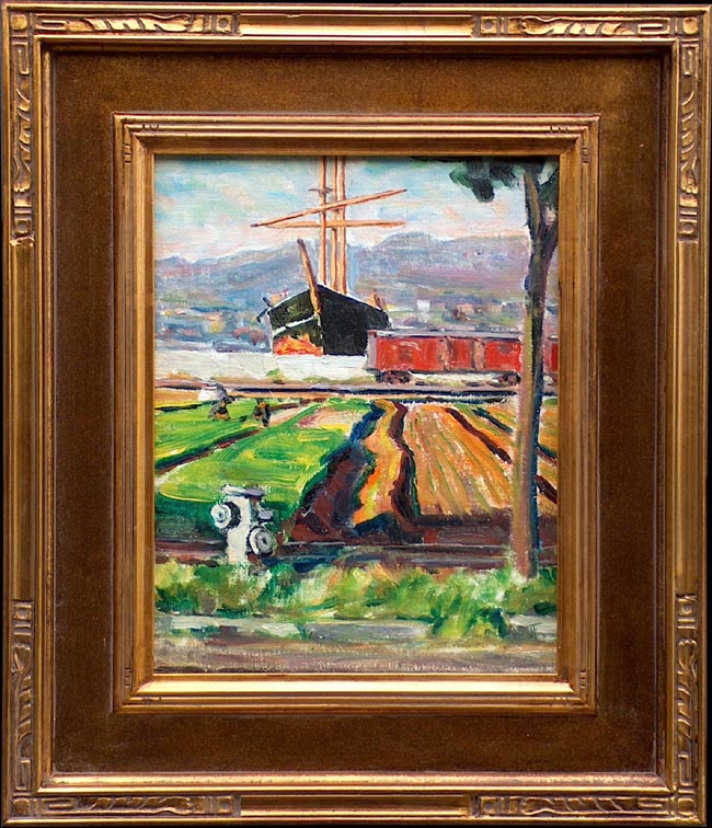 Justin Faivre Carquinez Field Train and Ship