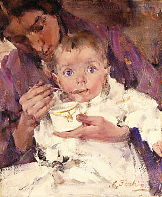 Nicolai Fechin Mother and Child