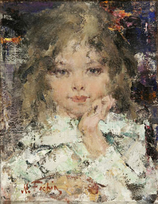 Nicolai Fechin Portrait of a girl