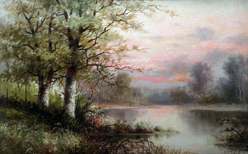 Henrietta Riddle Fish Marsh Sunset