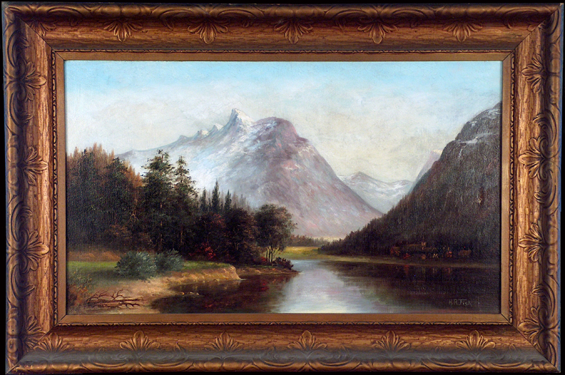 Henrietta Riddle Fish Yosemity Valley Chapel with Frame
