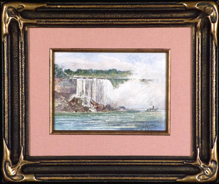 Hugo Anton Fisher Niagra Falls with Frame