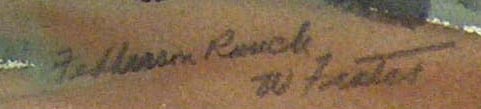 Will Frates Falkerson Ranch Signature