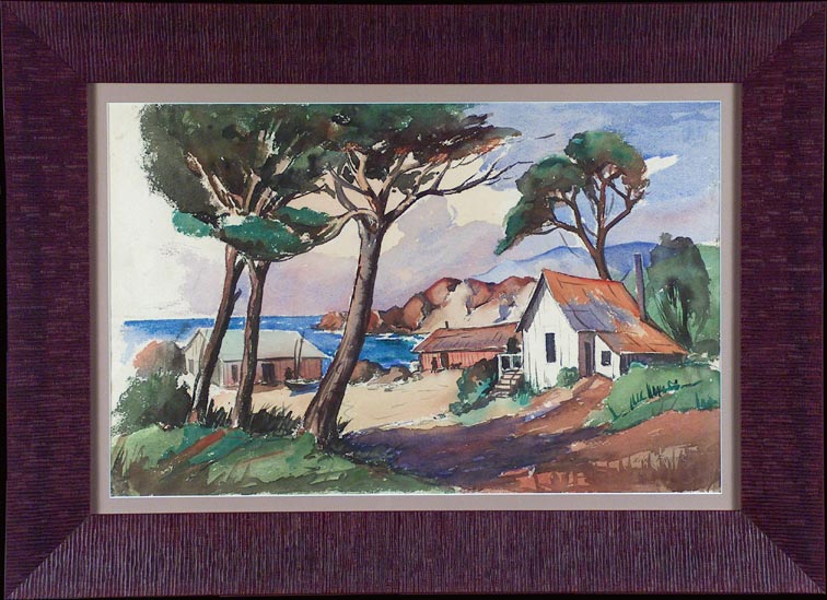 Will Frates Seaside Farm with Frame