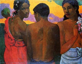 Paul Gauguin Three Tahitians 1899