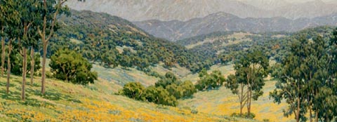 California Landscape with Flowers, Irivine Museum