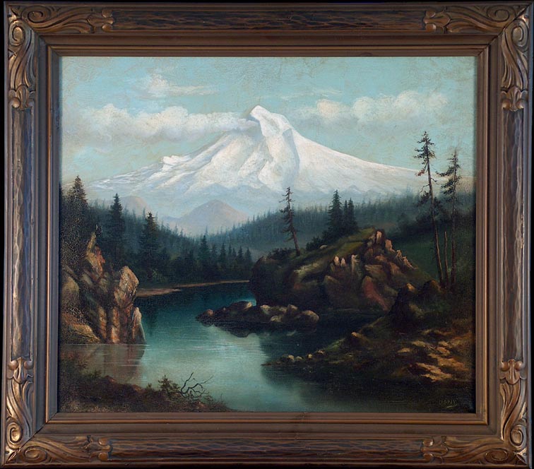Una Gray Mount Hood with Frame