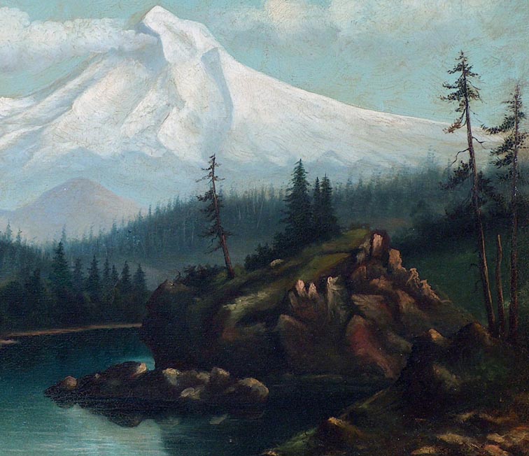 Una Gray Mount Hood Closeup