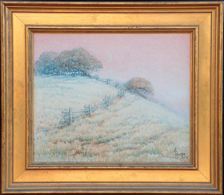 Grace Allison Griffith Landscape at Twilight 1937 with frame