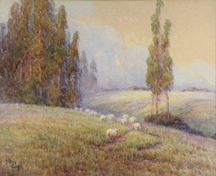 Grace Allison Griffith Sheep Hills and Eucalyptus Midsized Thumbnail