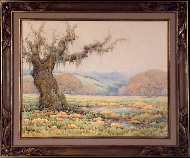 Grace Allison Griffith Spring Shower Valley of the Moon with Frame
