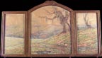 Grace Allison Griffith Oaks and Pasture Triptych Thumbnail