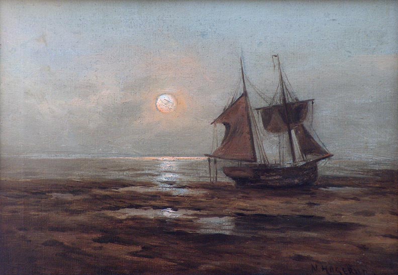 Nels Hagerup Beached Schooner