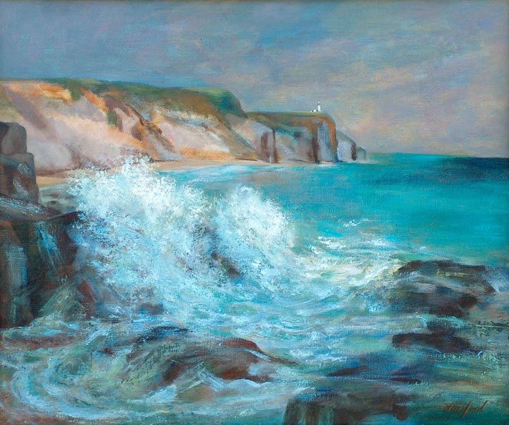 Joan Hanford Point Arena Lighthouse and Cliffs