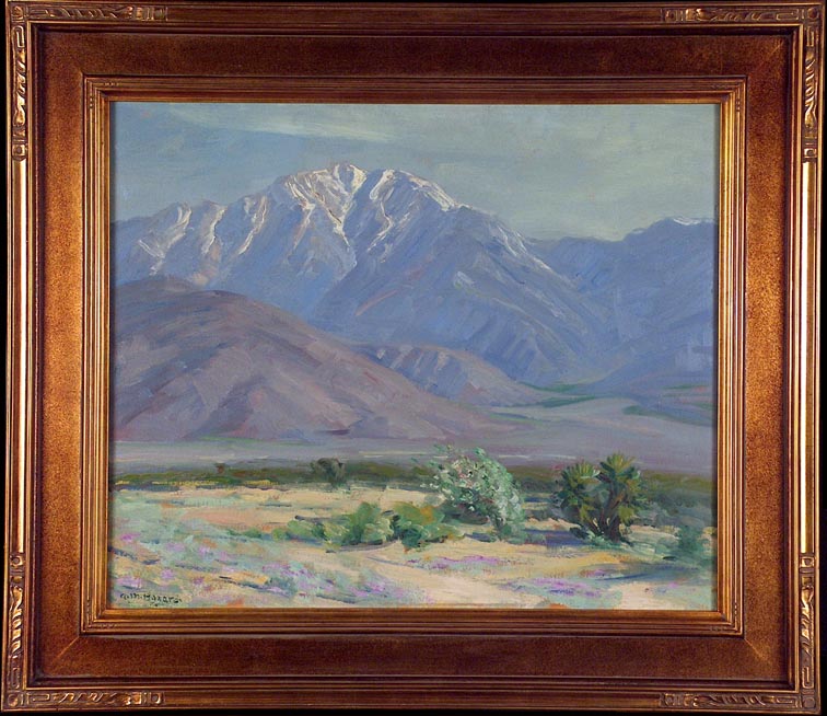 Arthur Merton Hazard Mount San Jacinto with Frame