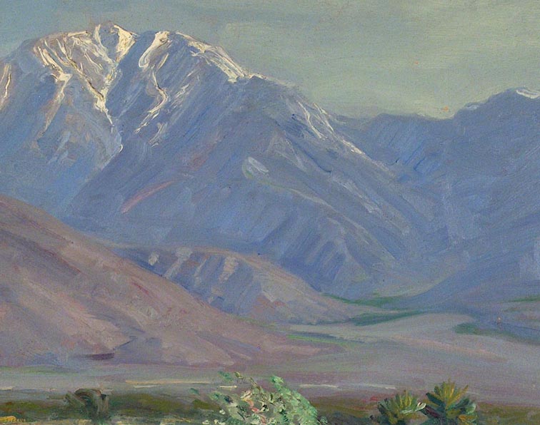 Arthur Merton Hazard Mount San Jacinto Closeup