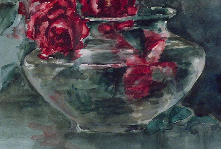 Anna Althea Hills Red Roses Closeup