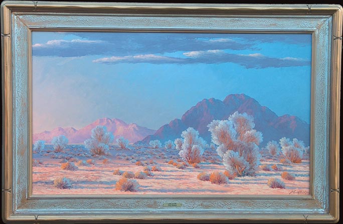 John W Hilton Cloud Shadows 1966 with Frame