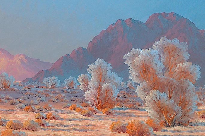 John W Hilton Cloud Shadows 1966 Closeup