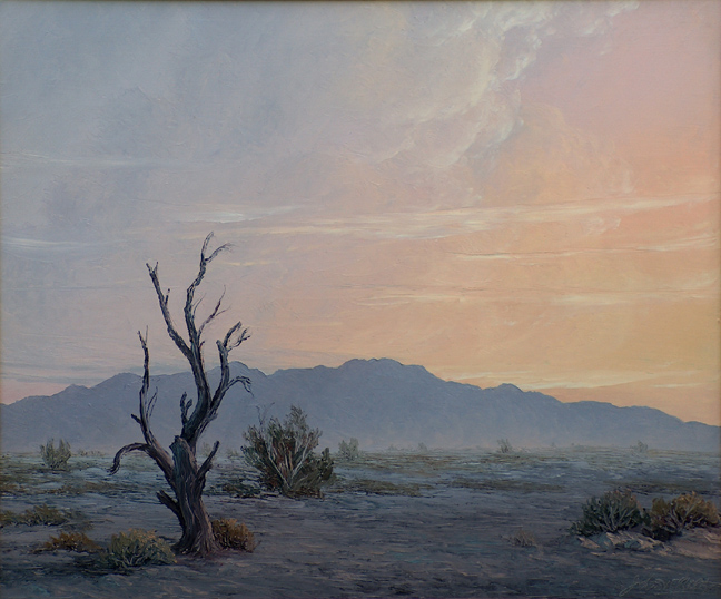 John W Hilton Desert at Evening California