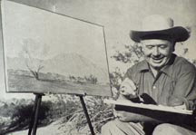 John W Hilton Plein Air with Palette