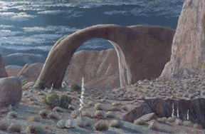 John W HIlton Moonlight at the Rainbow's End Midsized Thumbnail